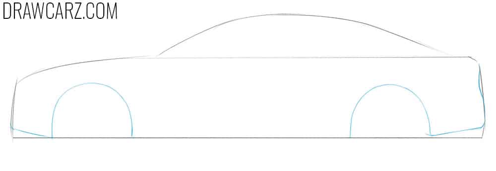 easy steps to draw a car