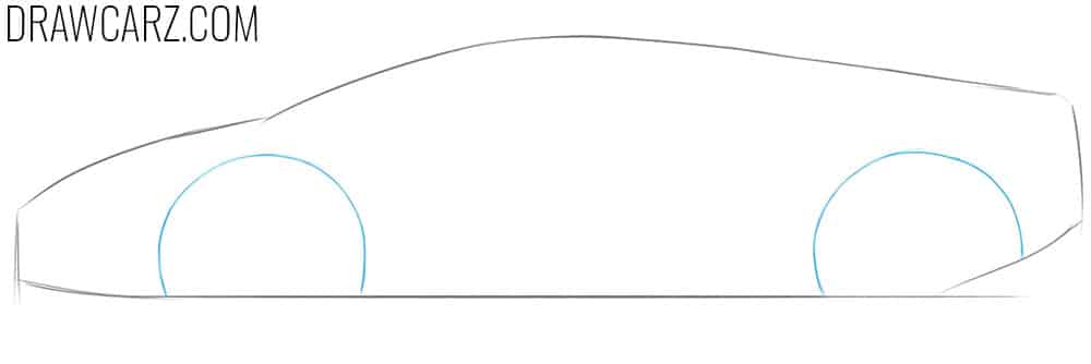 how to draw a cartoon car