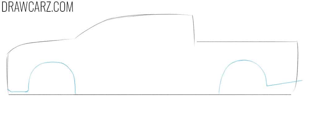 how to draw a diesel car