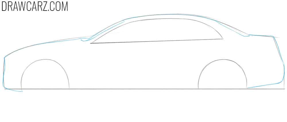 3d car drawing