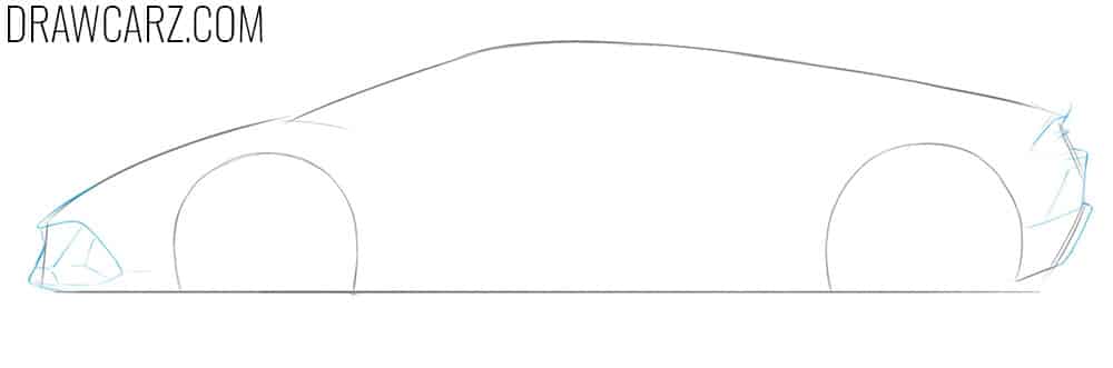 How to Draw a Lamborghini Huracan