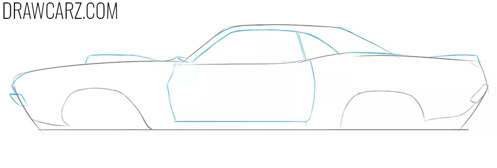 how to draw a race car step by step easy