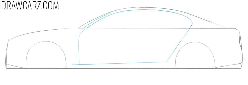 how to draw a very simple car