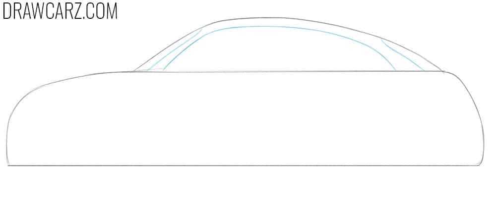 how to draw an easy car