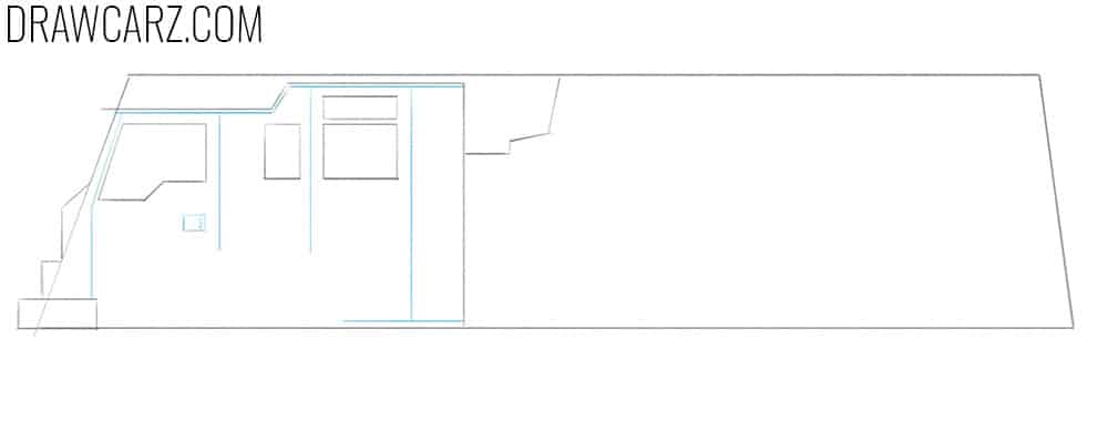 how to draw a fire engine step by step