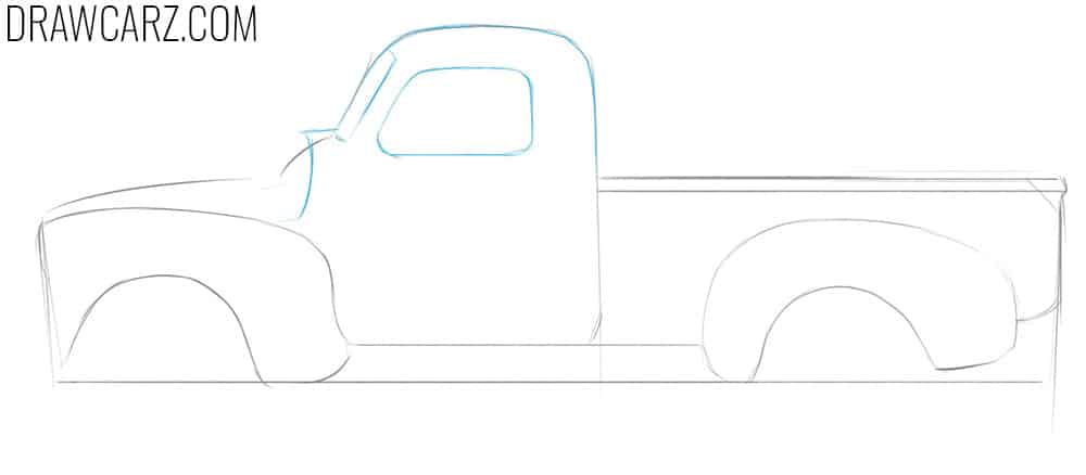 how to draw an abandoned car