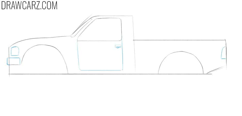 learn how to sketch a off road truck