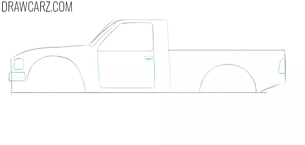 learn how to sketch a off road truck