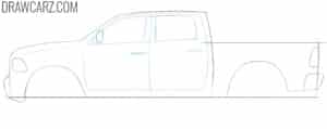 How to Draw a Ram Truck