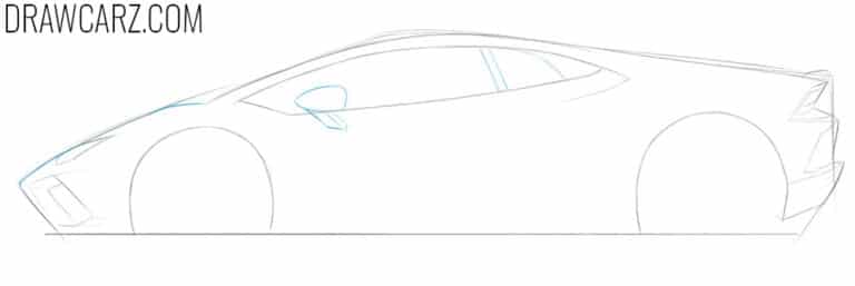 How to Draw a Lamborghini Car