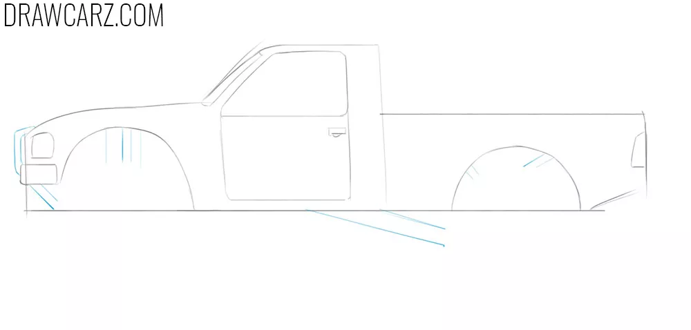 off road truck sketch