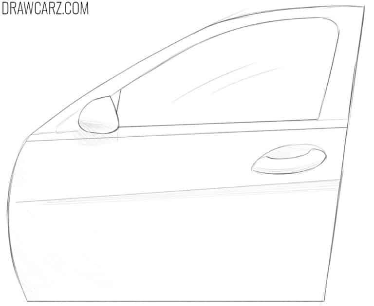 How to Draw a Car Door