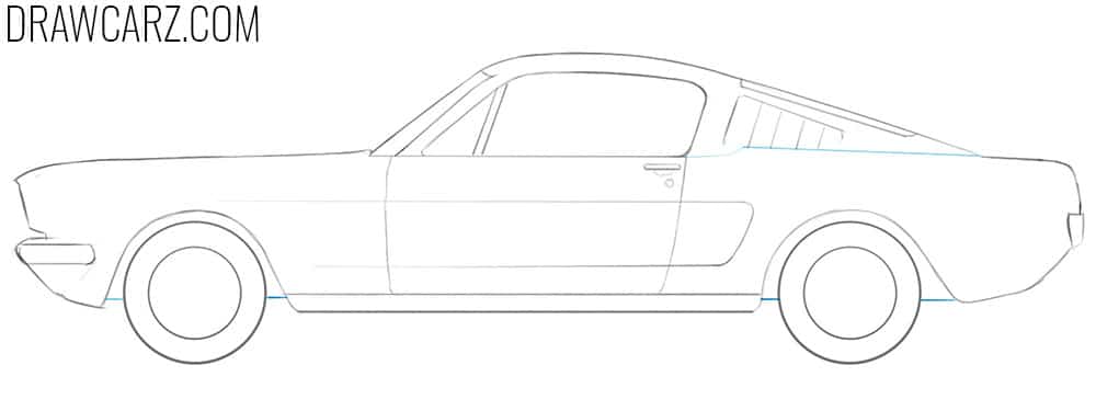 how to draw an old car easy