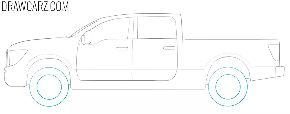 easy way to draw diesel trucks