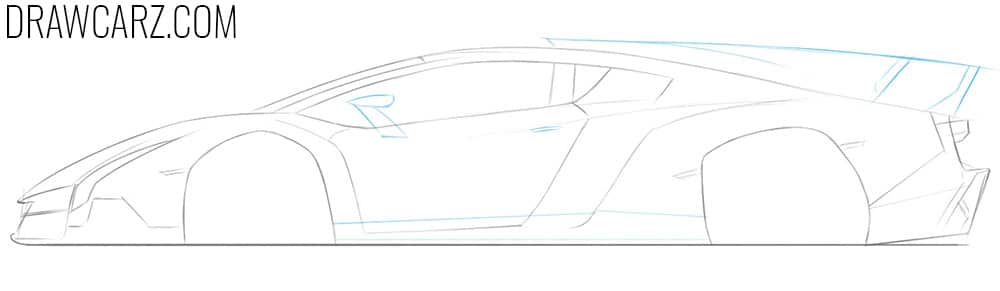 sketch a car