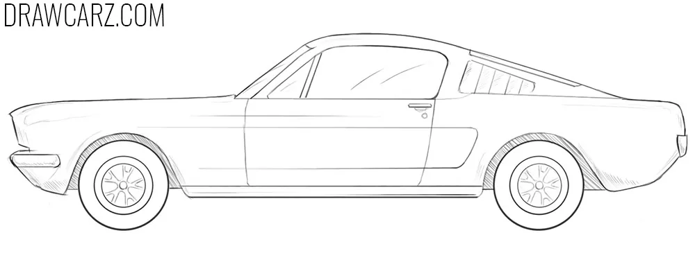 how to draw an Old Car