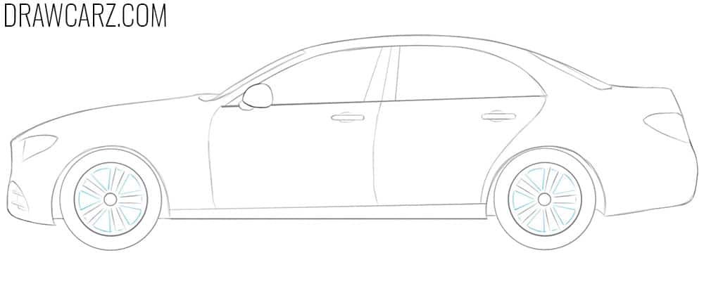 how to draw a car simple