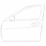 How to Draw a Car Door