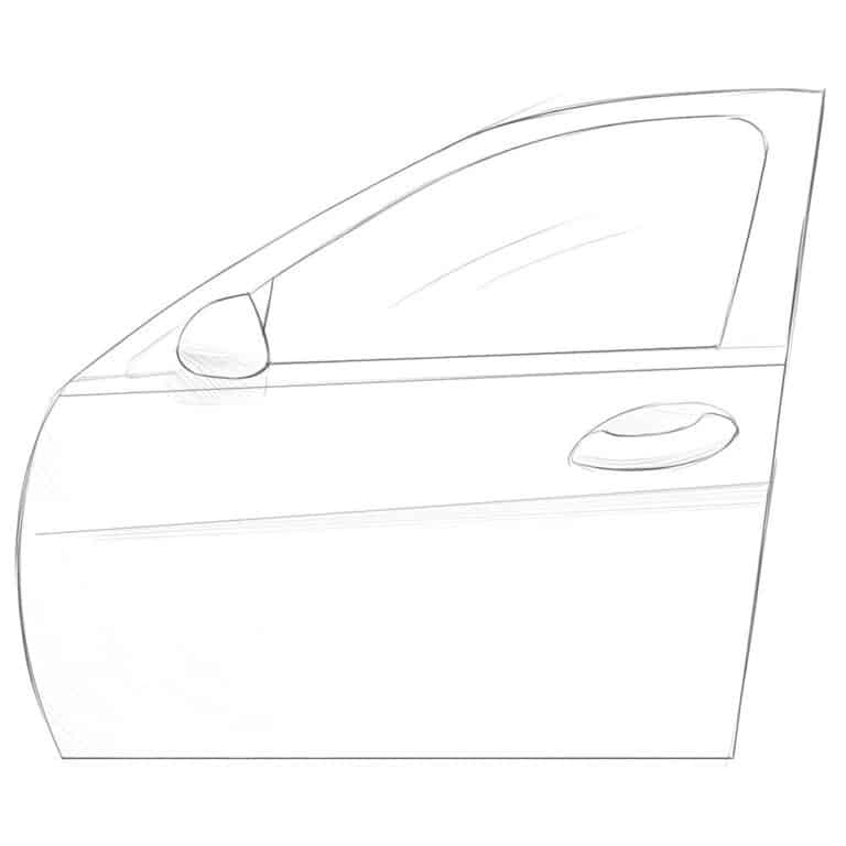 How to Draw a Car Door