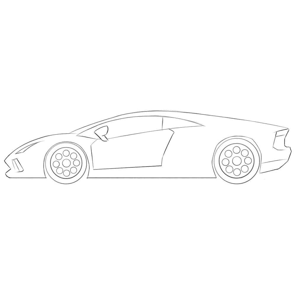 4 Ways to Draw a Lamborghini - wikiHow