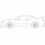 How to Draw a Nissan Skyline