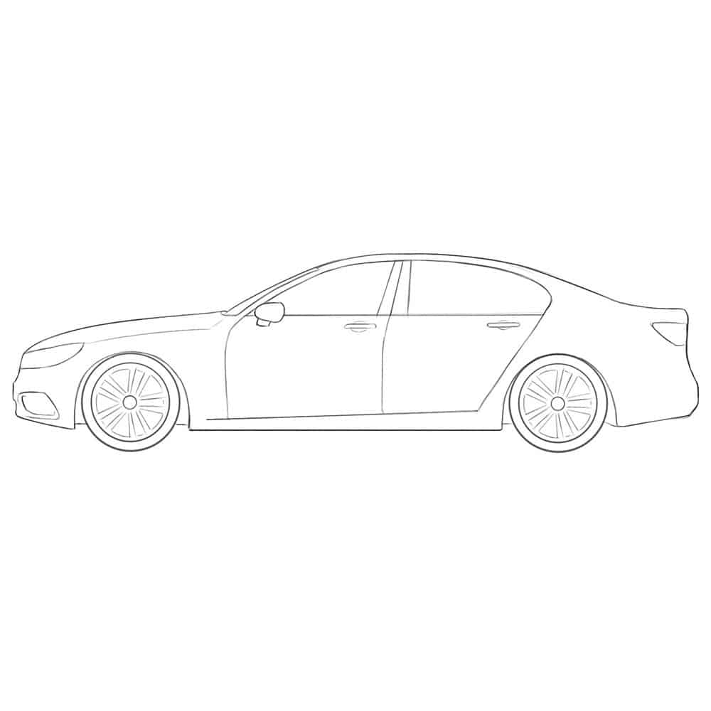How to draw a car easy step by step | learn very easily to draw a car with  step by step draw easy - YouTube