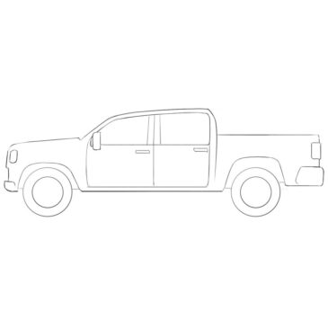 How to Draw a Simple Truck