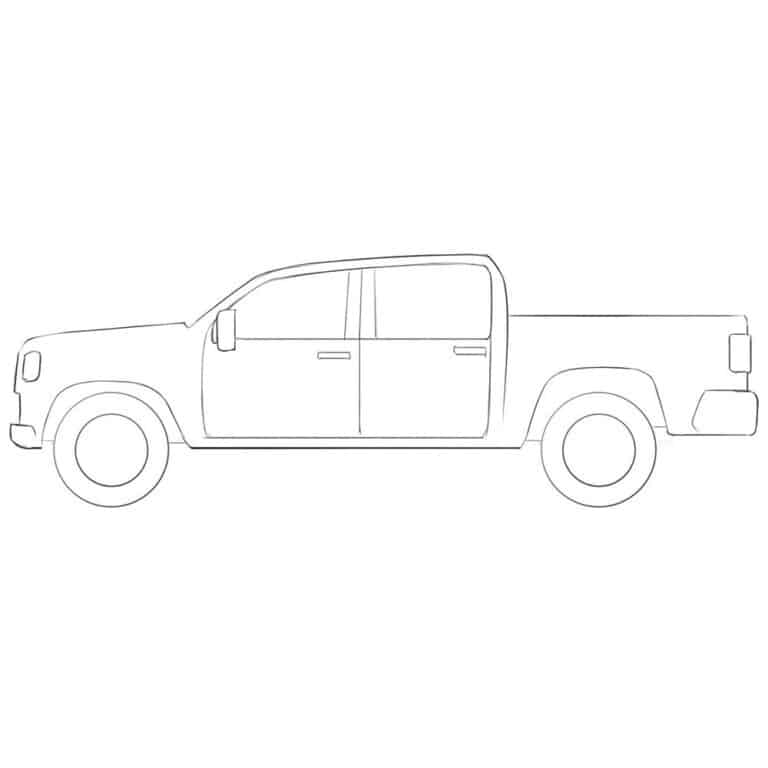How to Draw a Simple Truck