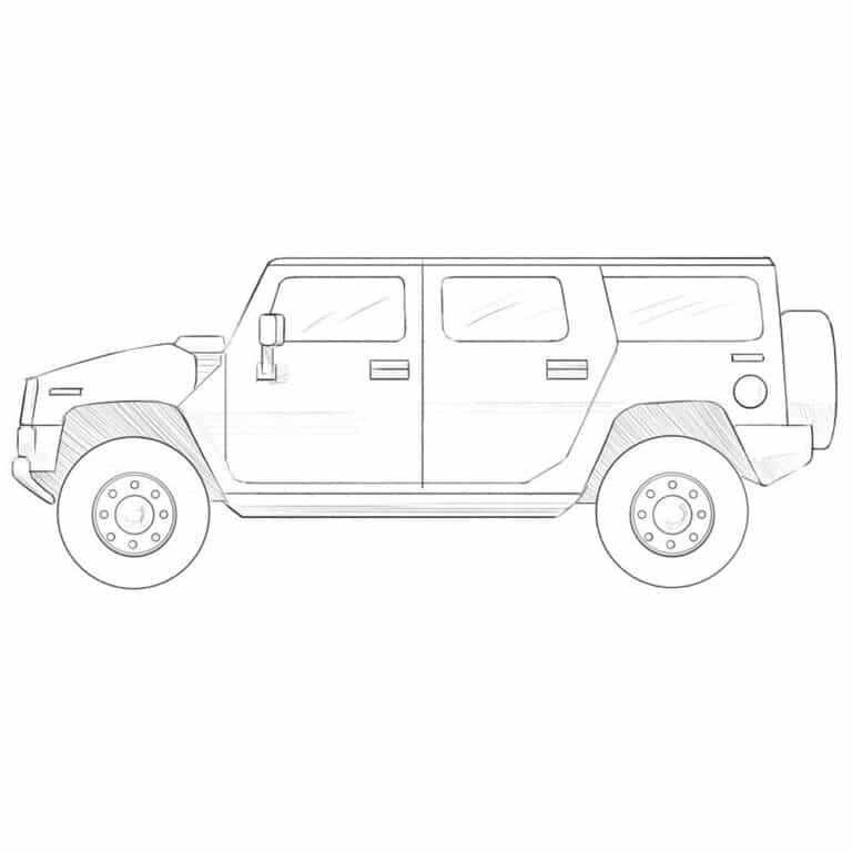 How to Draw a Big Car
