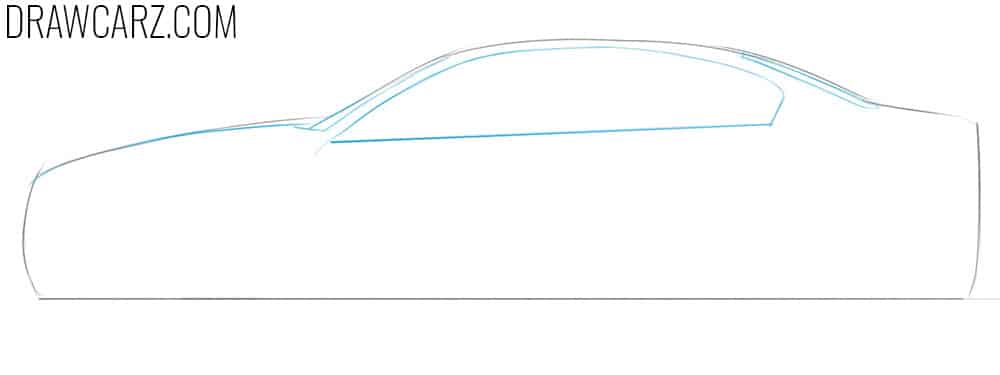 Draw the BMW’s upper derails