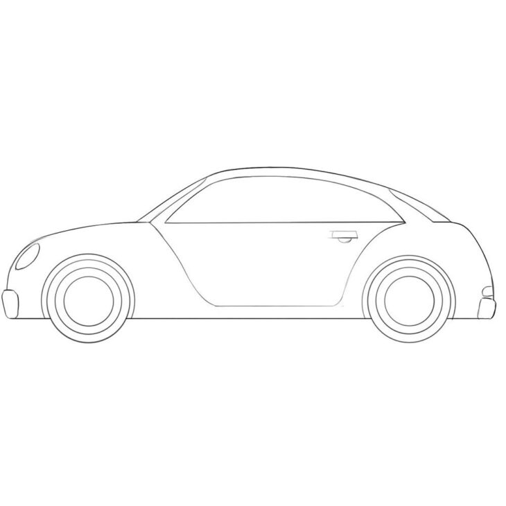 car drawing for kids tutorial