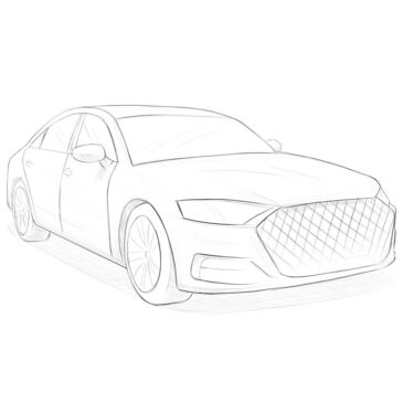 How to Draw a Car in Perspective