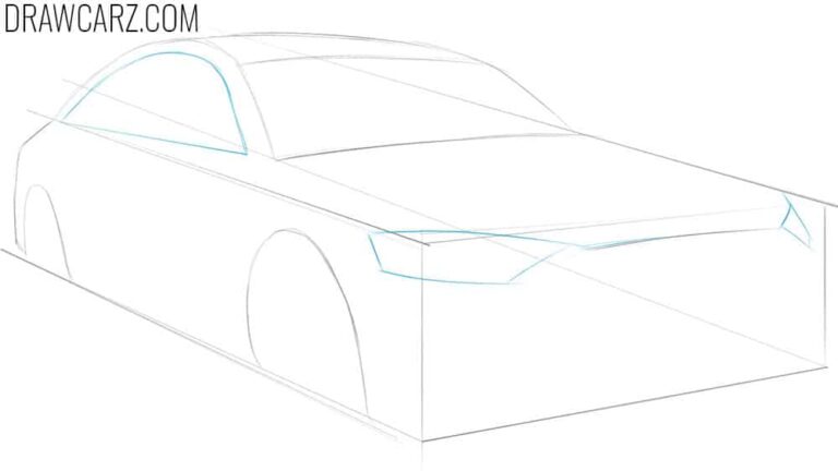 How to Draw a Car in Perspective