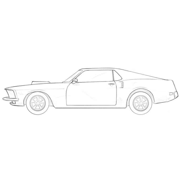 How to Draw a Classic Car