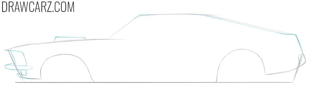 how to draw a vintage car step by step