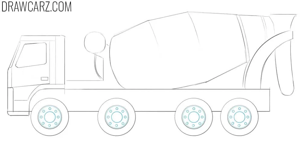 Place the hub cores and small lug circles