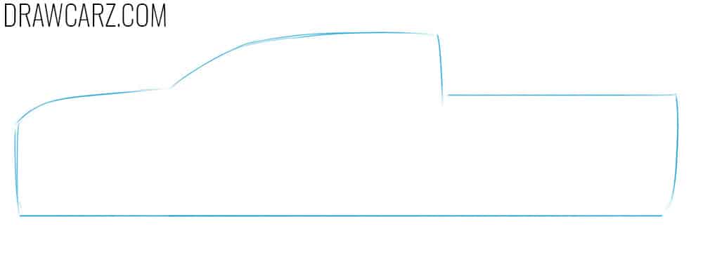 Mark the overall car shape