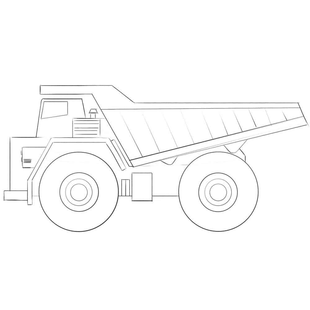 Construction Vehicles Dump Truck HQ Graphic by Funnyarti · Creative Fabrica