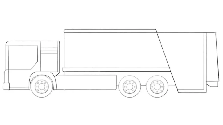 How to draw a garbage truck featured image