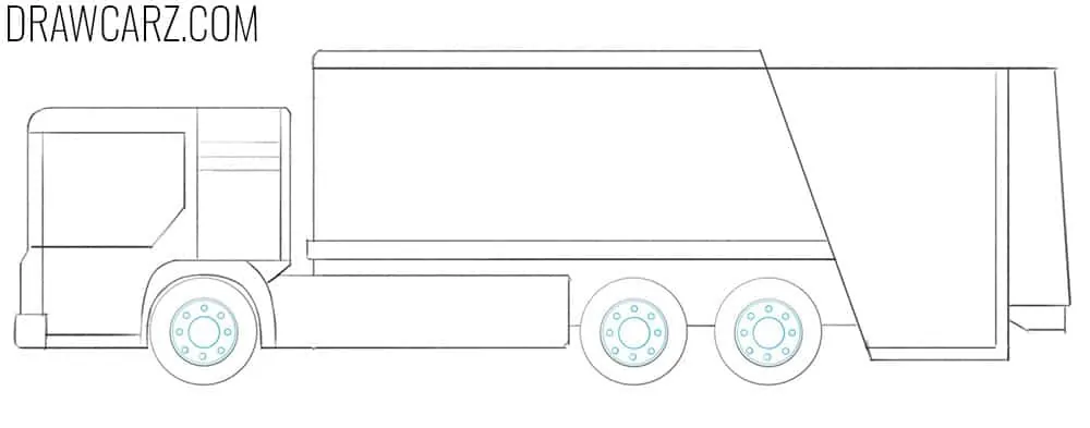 Form the rim centers and lug nuts