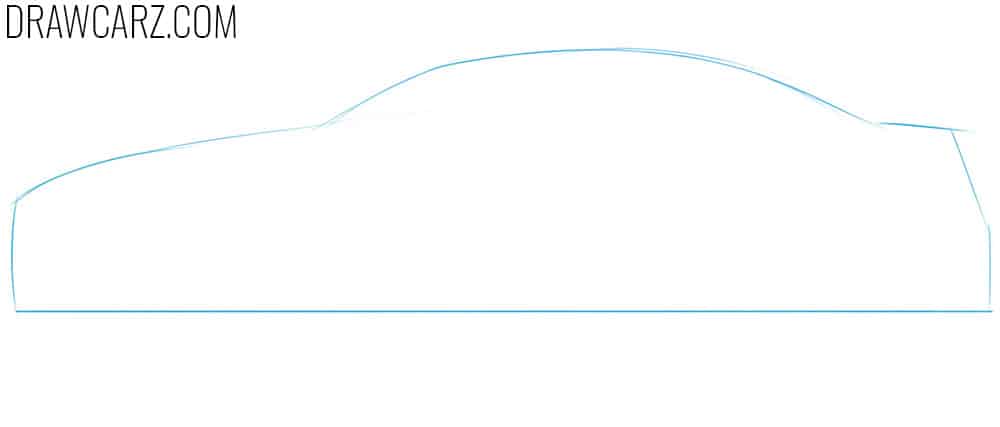 Sketch the loose framework of the sedan