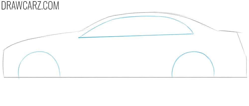 Add the Mercedes-Benz smooth wheel arches and windows