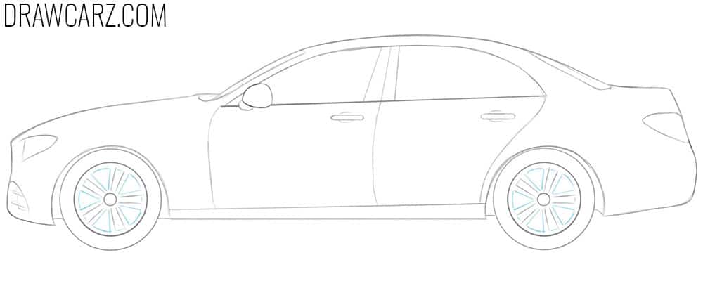 Refine the Mercedes-Benz rim structure