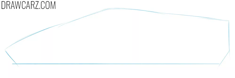 Sketch the basic shape of the Lambo