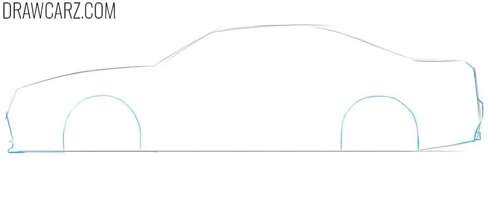 Add the high wheel arches and bumper ends