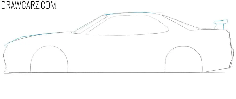 Correct your Nissan Skyline shapes