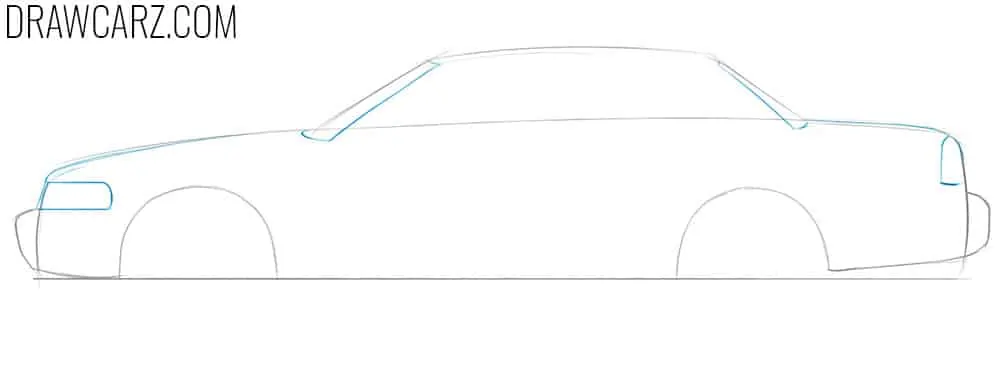 Add the front and end windows and lights