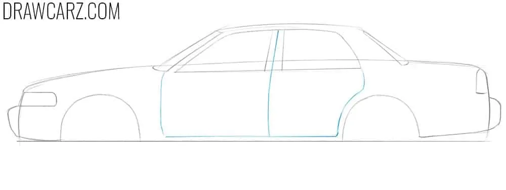 Sketch the Crown Victoria doors