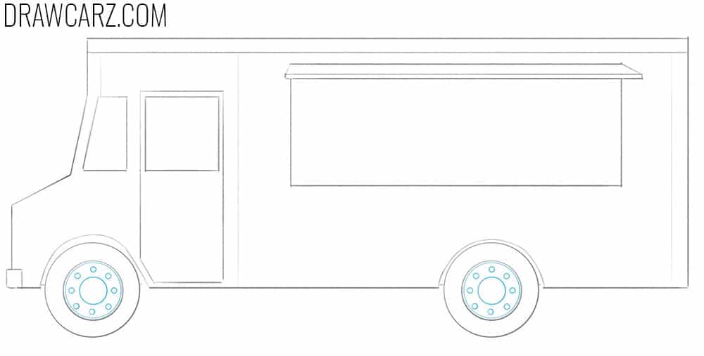 Draw the taco truck rim patterns