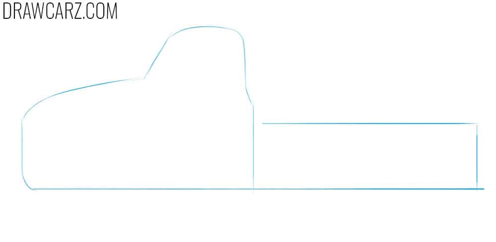 Mark the truck’s overall silhouette